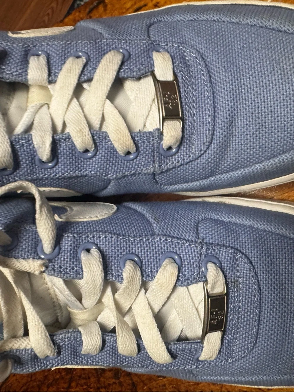 Nike Low Blue Canvas Air Force 1